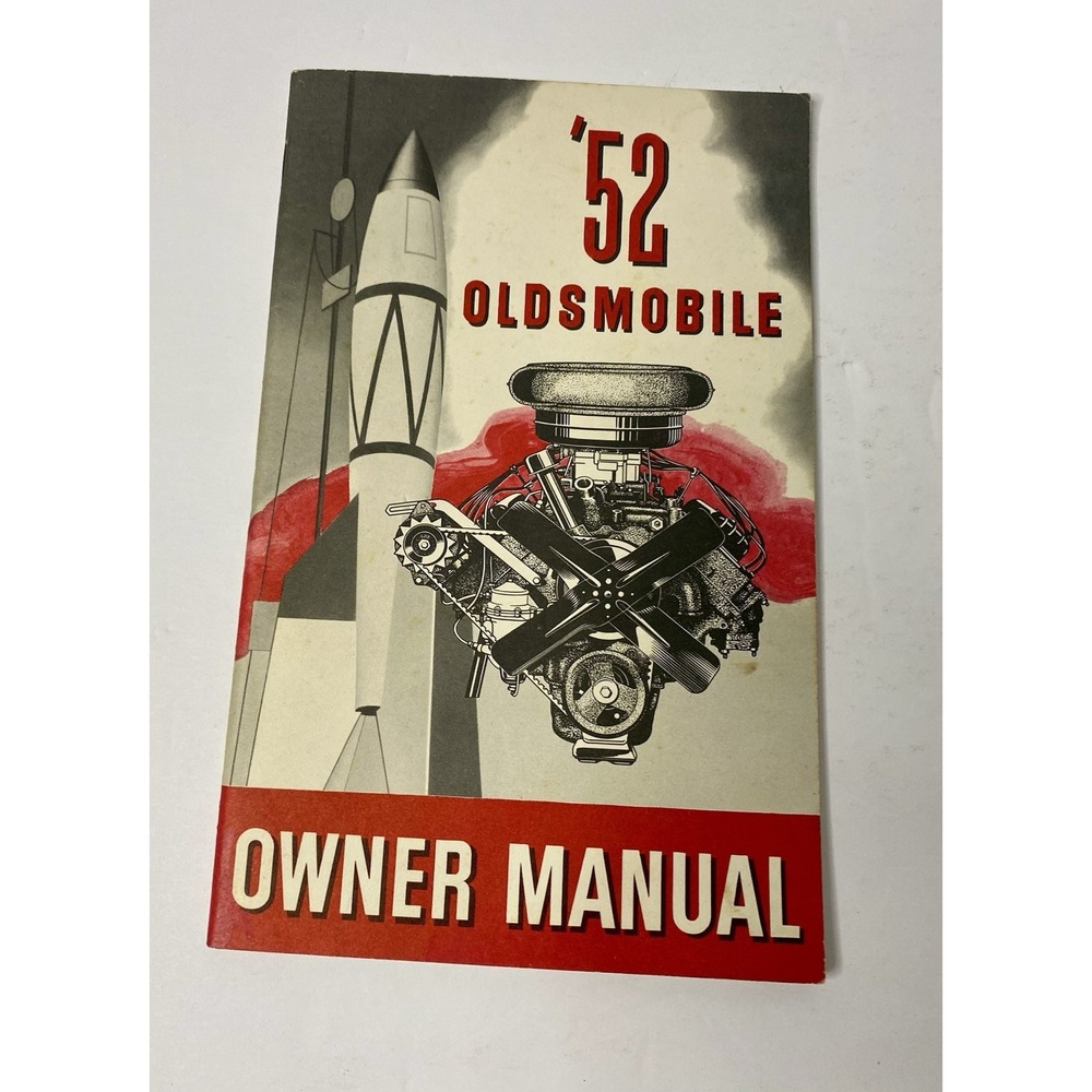 OEM 1952 Oldsmobile Owner Manual Original Car Vehicle Guide